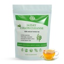Laicuherb Organic 14 Day Colon Cleanse Tea for Body Cleanse & Detox, Φυσικό Colon Detox Tea with Herbal Blend for Men & Women Digestive Health & Gental Gut Cleanse, Caffeine Free