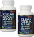 2Pack Clear Products Clear Sinus and Ear - Ομοιοπαθητικό - Δεν Γλουτένη - 60 Vegi Κάψουλες