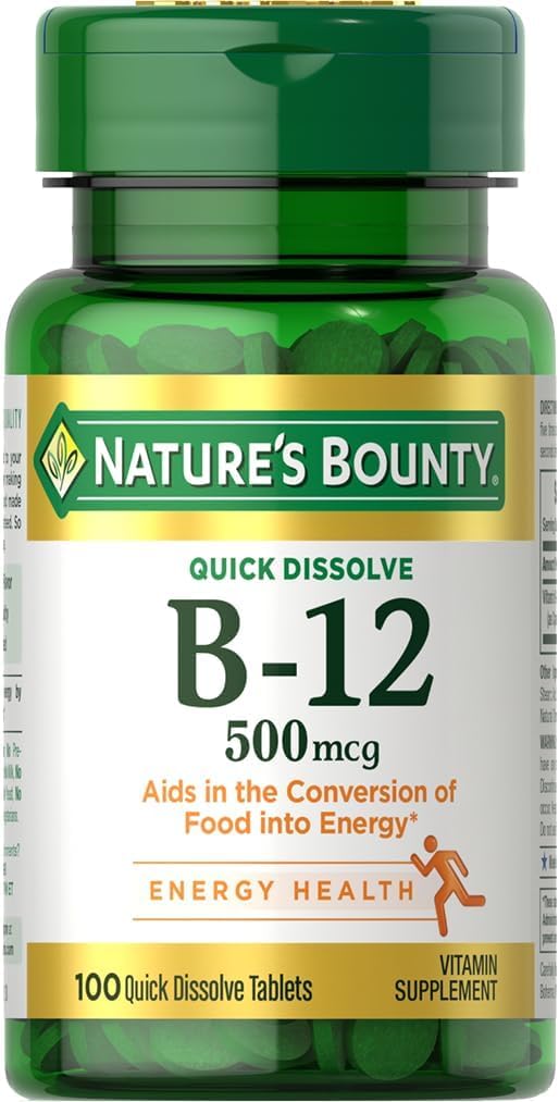 Βιταμίνη Β-12 500 McG, 100 Count