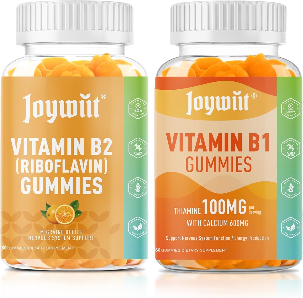 Βιταμίνη B2 400mg Gummies και Βιταμίνη B1 100mg Gummies