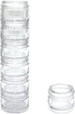 HaiSea Weekly Travel Pill Planner-Monthly Pill Organizer, Καθημερινής Μήνας Χάπια-Διαχωρισμένο AM/PM Διαμερίσματα Χρώματα Vary