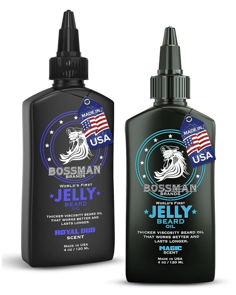 Bossman Jelly Beard Oil for Men Bundle 