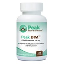 Peak Pure & Natural Peak DIM - Υποστήριξη Υγιής Ορμόνης & Οιστρογόνων Ισορροπία - Μεταβολισμός Συμπλήρωμα Υποστήριξης 100mg - 30 Κάψουλες