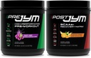 Pre JYM Grape Candy Pre Workout Powder and Post JYM Active Matrix Συμπληρώματα Post-Workout Bundle, 30 Υπηρεσίες Καθένα