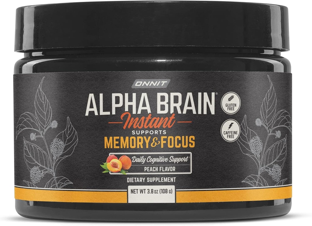 Alpha BRAIN® Instant - Peach (30 Serving Tub)