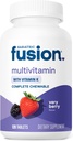Bariatric Fusion Very Berry Πλήρης Μασώμενη Βαριατρική Πολυβιταμίνη με Σιδήρο και Βιταμίνη Κ για Βαριατρική Χειρουργική Ασθενείς Συμπεριλαμβανομένης Γαστρικής Παρακαμψίας και Αρπακτικής Γαστρεκτομής - 120 Δισκία
