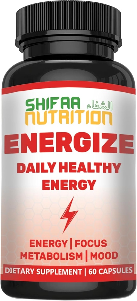 SHIFAA NUTRITION Energie, Φυσικές Ημερήσιες Βιταμίνες Ενέργειας 