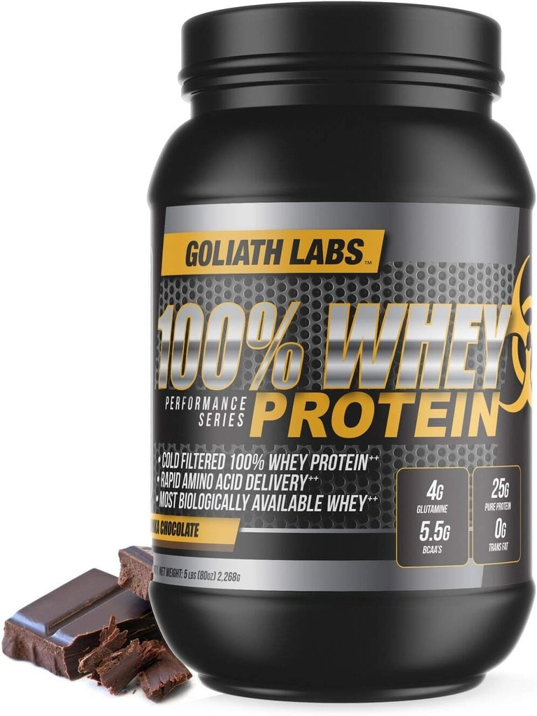 Goliath Labs GL 100% Whey Protein Powder 20 lb (Chocolate)