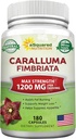 aSquared Nutrition Caralluma Fimbriata 1200mg - 180 κάψουλες, φυσικό εκχύλισμα απώλειας βάρους χάπια διατροφής, φυτική ριζική όρεξη Καταπιεστικό & καθαρό ενισχυτή ενέργειας, μέγιστη δύναμη Slim Lean Fat Burn