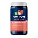 NaturVet Brewers Αποξηραμένη Φόρμουλα Μαγιάς με Σκόρδο Γεύση Συν Βιταμίνες για Σκύλους και Γάτες, Σκόνη, Κατασκευασμένη στις ΗΠΑ με Παγκόσμια Πηγή Συστατικά 1 λίρα