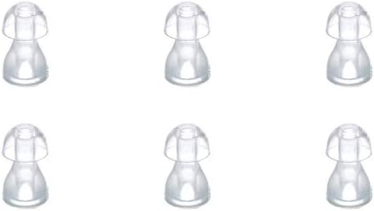 (6pcs/lot)Heaaring Aid Ear Tips Silicone Earplug Domes για BTE, ITE και Pocket Βοηθήματα Ακρόαση Αντικατάστασης Αυτιών Bud (Μικρά φ8mm)