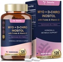 Totaria Inositol συμπλήρωμα για τις γυναίκες με βιταμίνη D3, Folate, 40:1 Λόγος Myo-Inositol 3000mg & D-Chiro Inositol 75mg Complex, βιταμίνη B8 Inositol συμπλήρωμα για τις γυναίκες μαλλιά, νύχια, δέρμα υγεία