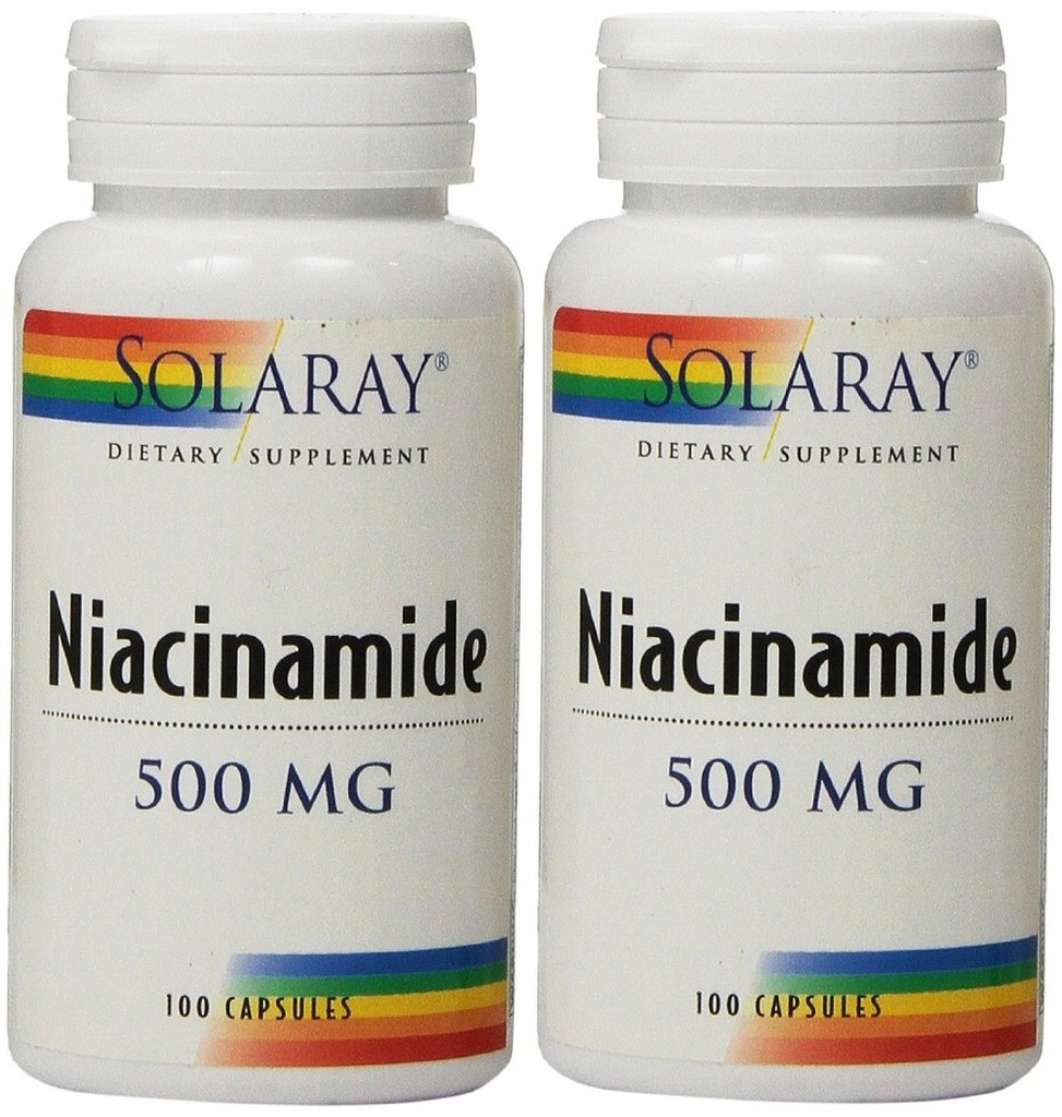 AEE Niacinamide 500mg Solaray 100 VegCaps