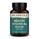 Δρ. Mercola Νιασίνη Βιταμίνη Β3, 90 Σερβίρει (270 δισκία), Συμπλήρωμα διατροφής, Mini Tabs, Απαραίτητη βιταμίνη Β, Μη ΓΤΟ