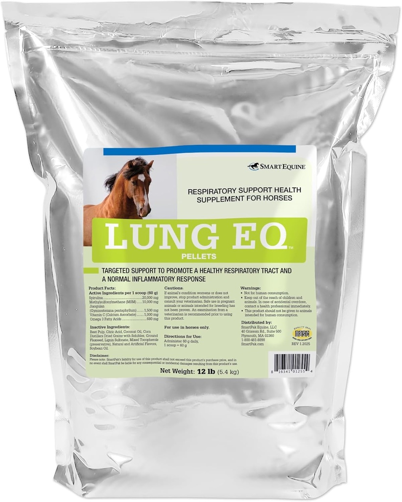 SmartEquine Pellets EQ για την καινοτόμο αναπνευστική υποστήριξη 