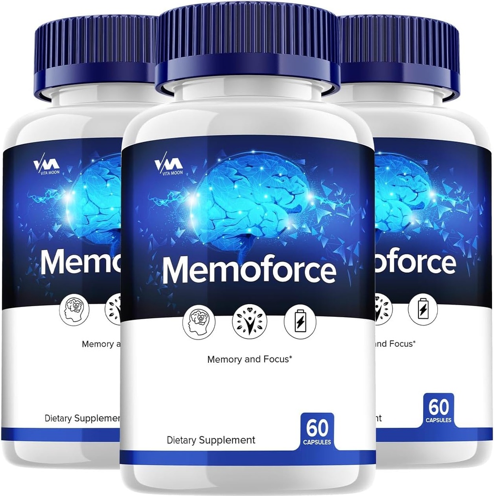 Vitamoon Remoforce Supplement Capsules – Memoforce Nootropics Χάπια, Memoforce Clarity Focus and Reviews, 180 Κάψουλες