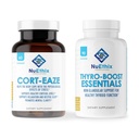 NuEthix Formulations Cortisol και Thyroid συμπλήρωμα υποστήριξης Bundle: Cort-Eaze Cortisol-Συμπλήρωμα ελέγχου, 60 κάψουλες, 30 υπηρεσίες και Thyro-Boost Απαραίτητα, 90 κάψουλες