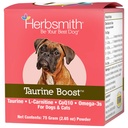 Herbsmith Taurine Boost - καρδιακή και καρδιακή υποστήριξη για σκύλους και γάτες - συμπλήρωμα ταυρίνης για το σκύλο και την καρδιά γάτας υγεία – με CoQ10, ταυρίνη και L-καρνιτίνη για σκύλους - 75g