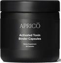 Aprico Activated Toxin Binder Capsules with Activated Charcoal, Zeolite, and Aloe Vera - Detox Support (60 Capsules)