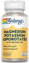 Solaray Μαγνήσιο και κάλιο Ασποροτικά w/Βρομελαΐνη, Υγιής Ηλεκτρολύτης, Μυς, Καρδιά & Κυτταρική Υποστήριξη, 60 VegCaps