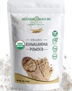 USDA Organic Certified Ashwagandha Powder, 100% καθαρό, ακατέργαστο, ισχυρό συμπλήρωμα βοτάνων προσαρμογόνου - μη GMO, Vegan, χωρίς γλουτένη (1lb τσάντα)