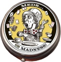 Mad Hatter Pill Box - Συμπαγές 1 ή 2 υπόθεση ιατρικής διαμέρισμα