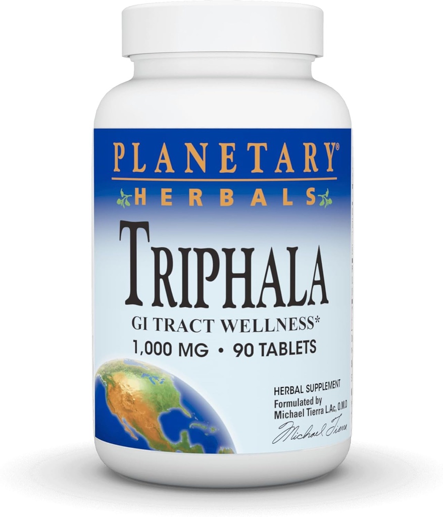 Πλανητικά βότανα Triphala 1000mg - 90 δισκία