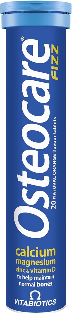 Vitabiotics Osteocare Fizz - Αναβράζοντα δισκία με ασβέστιο, μαγνήσιο, και ψευδάργυρο 