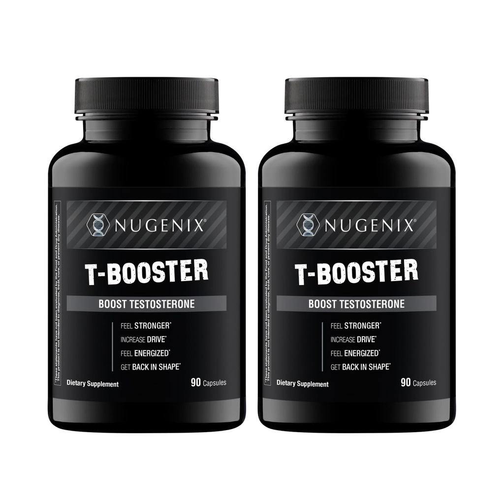 Nugenix T Boost - Δωρεάν συμπλήρωμα Booster τεστοστερόνης για άνδρες, 180 Count