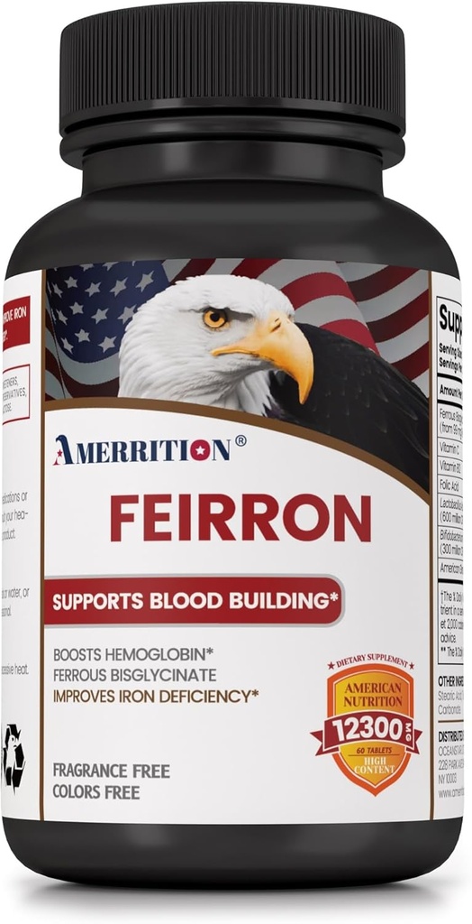 Feirron Tablet, Υποστήριξη Blood Building - 60 Count