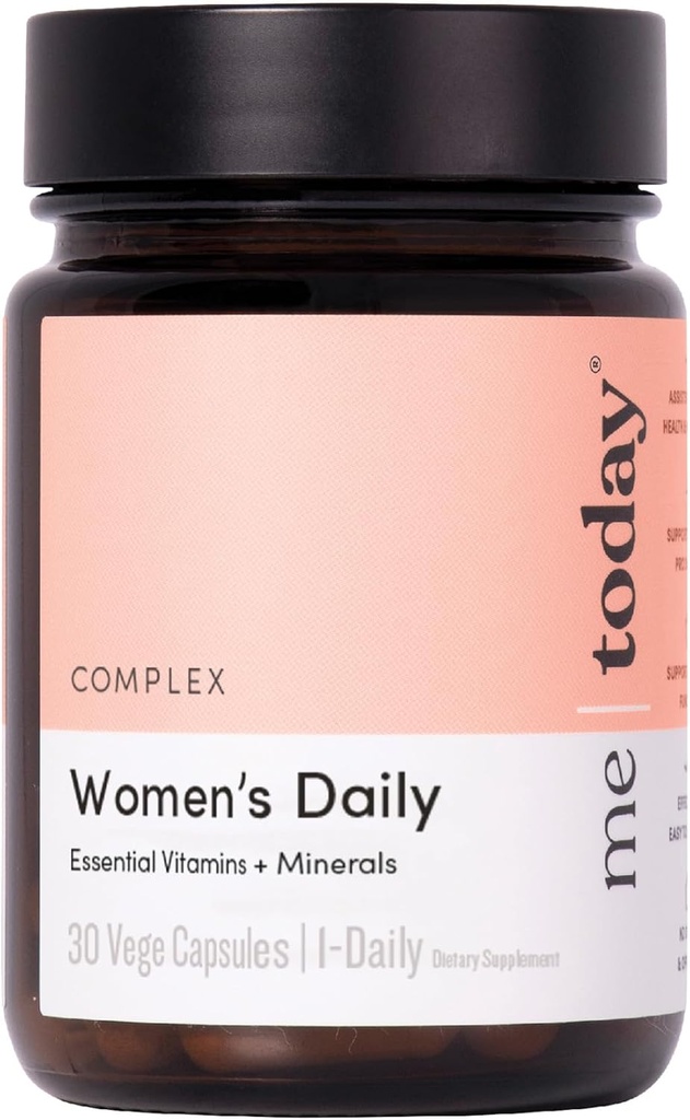 me today Daily Multivitamin for Women – Women Multivitamin & Multimineral Supplement with 27 Vitamin A, D, C, Zinc, Magnesium & More for Daily Support – 2 Months Supply,Vegetarian 30 Servings.