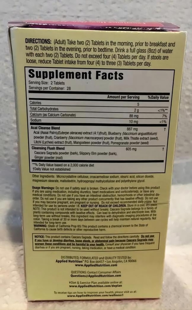 14-Day Acai Berry Cleanse 56-Count μπουκάλι (πακέτο των 3) EW@GHT