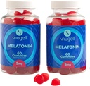 Snugell Melatonin Gummies 5 mg – 60 Count Dietary Supplement – Berry Blend Flavor for Natural Restful Sleep Support – Vegan, Non-Habit Forming, Non-GMO, Pectin-based, Gluten-free – Made in the USA (2)