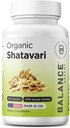 Βιολογικό Shatavari 1200mg, 60 κάψουλες - Βιταμίνες υποστήριξης της γαλουχίας, Ορμονική Ισορροπία για τις γυναίκες, Σπαράγγια Racemosus Root