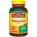 Nature Made Magnesium Oxide 250 mg, Magnesium Supplements for Men and Women, Support for Muscle, Heart, Bone and Nerve Health, 200 Tablets, 200 Day Supply