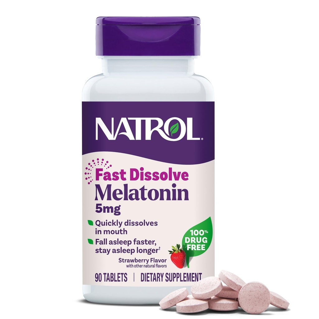 Natrol 5mg ταχείας διάλυσης Δισκία μελατονίνης