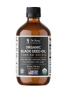 Dr. Berg Black Seed Oil Organic Cold Pressed – Pure Nigella Sativa Black Cumin Oil – USDA Organic, Hahal, Vegan – για μαλλιά, δέρμα, ανοσοποιητική υποστήριξη – Unrefined Liquid – 4 oz Γυάλινο μπουκάλι