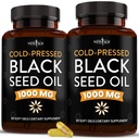 NEW AGE Black Seed Oil Softgel Κάψουλες - Premium κρύο-Pressed Nigella Sativa Παραγωγή καθαρού μαύρου Cumin Seed Oil - μη ΓΤΟ & χορτοφάγους (120 Softgels)