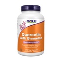 Τώρα Συμπληρώματα Τροφίμων, Quercetin με Bromelain, Ισορροπημένο ανοσοποιητικό σύστημα *, 240 Κάψουλες Veg