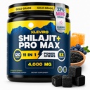 Shilajit Pro Max for Men Gummies | 11-in-1 Testosterone* Booster Stack with Tongkat Ali, Fadogia Agrestis, Ashwagandha | Gold Grade Himalayan | 78% Fulvic Acid | 30:1 Shilajit Extract | Manuka Honey