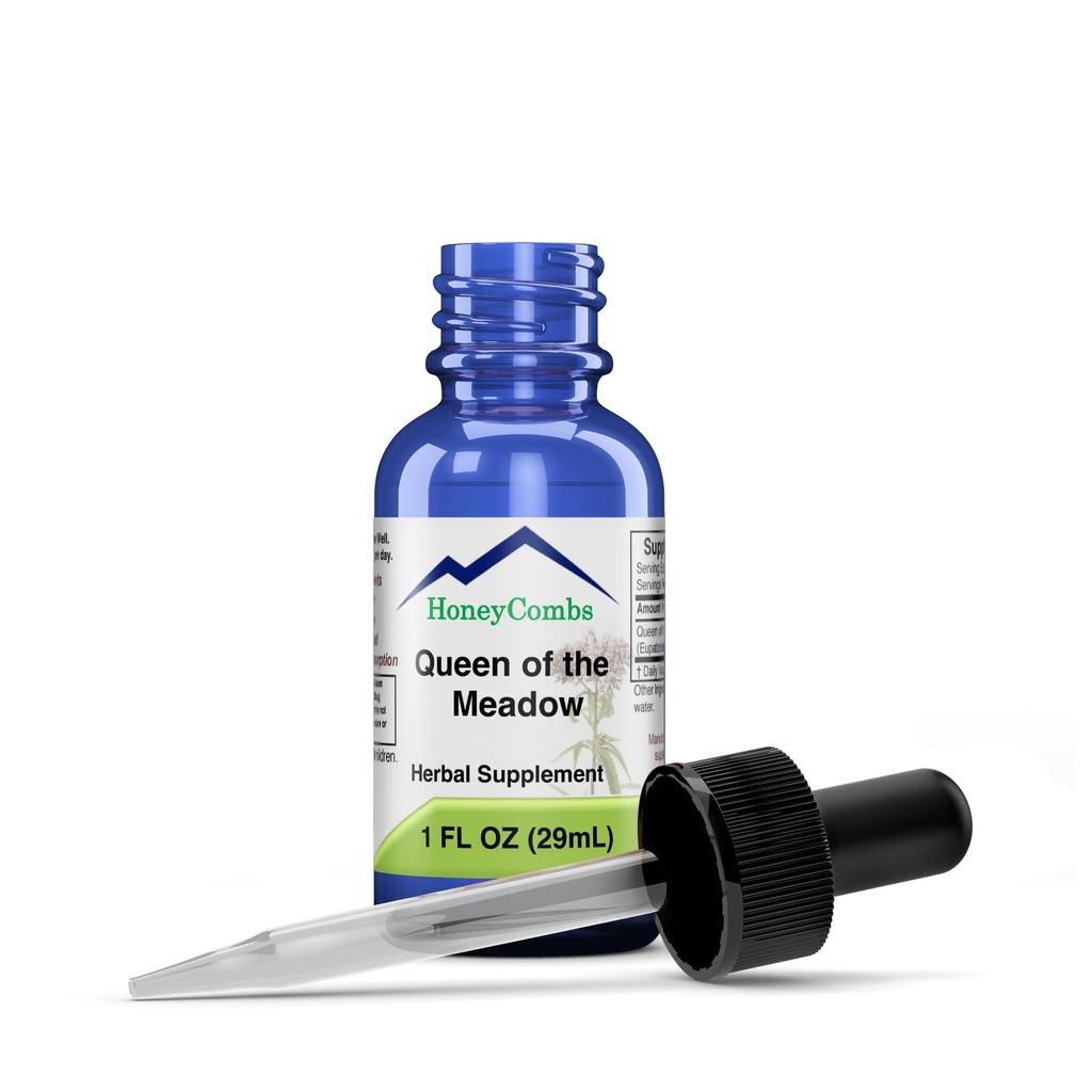 Liquid Meadowsweet Extract – Queen of the Meadow Herbal Drops – Herbal Extract Liquid Alternative to Capsules Tablets Gummies – Φυσικό φυτό με βάση Herbal Primal Queen Συμπλήρωμα για γυναίκες
