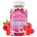 Quercetin Gummies 500mg για παιδιά & ενήλικες, Βιολογικά συμπληρώματα κουερσετίνης με Bromelain Zinc Βιταμίνη C και D3 Υποστήριξη Αντιοξειδωτικό & ανοσοποιητικό σύστημα Υγεία, Βατόμουρο Γεύση 60 Count