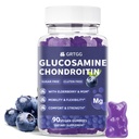 Glucosamine Chondroitin Gummies με MSM & Elderberry Extra Strength 3000MG - Κοινή Υποστήριξη, Αντιοξειδωτικό συμπλήρωμα υποστήριξης ανοσοποιητικών για ενήλικες, άνδρες και γυναίκες - 90 Blueberry Gummies