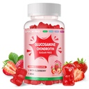 DANEW Pro Glucosamine Chondroitin Gummies με MSM & Elderberry Extra Strength - Κοινή Υποστήριξη, Αντιοξειδωτικό ανοσοποιητικό συμπλήρωμα υποστήριξης για ενήλικες, άνδρες και γυναίκες.90 Φράουλα Gummies
