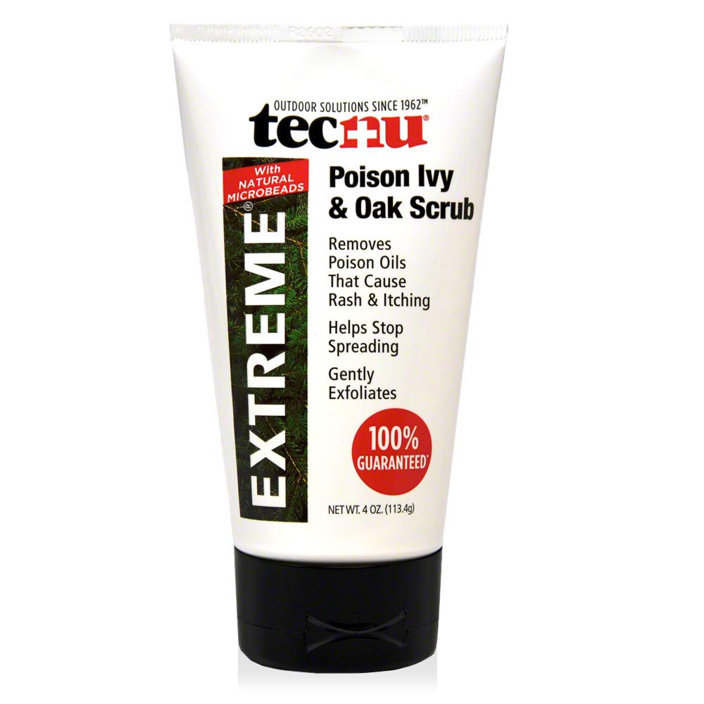 Tecnu Extreme Poison Ivy και Oak Scrub, αφαιρεί δηλητηριώδη φυτικά έλαια που προκαλούν εξάνθημα και φαγούρα,White 4 ουγγιά