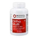 ΠΡΩΤΟΚΟΛΛΟ ΓΙΑ ΖΩΗ ΥΠΟΛΟΓΙΣΜΟ Ortho Multi Softgels for Men - Multivitamin for Prostate Health - with Saw Palmetto, Zinc & CoQ10 - Men Daily Multivitamin - Iron Free - 90 Softgels