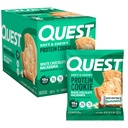 Quest Διατροφή Λευκή σοκολάτα Πρωτεΐνη Macadamia Cookie, 15g Πρωτεΐνη, 1g Ζάχαρη, 2g Καθαρά Καρβίδια, Κετό Φιλικό, Υψηλή Πρωτεΐνη, Χαμηλό Καρβίδιο; 12 Count
