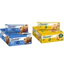 Quest Nutrition Blueberry Muffin (12 Count) και Lemon Cake (12 Count) Protein Bars Bundle, Υψηλή πρωτεΐνη, Χωρίς γλουτένη