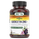 DEVA Vegan Quercetin 500mg Plus 25mg Zinc with Elderberry, Echinacea and Oregano Extracts -No Animal Ingredients - 90 Tablets, 1-Pack