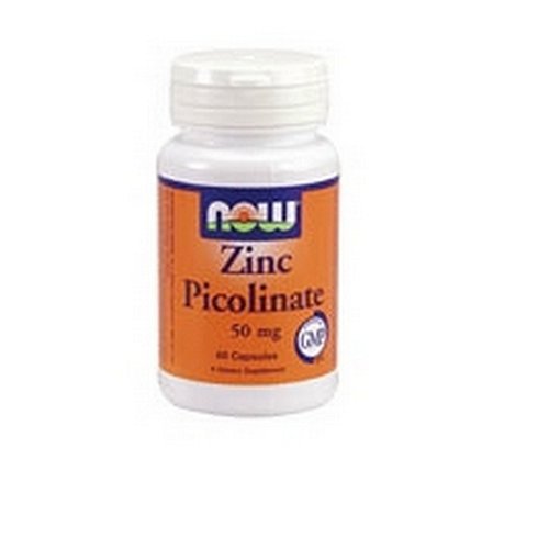 Τώρα Τρόφιμα Ψευδάργυρος Picolinate 50 mg - 60 Caps